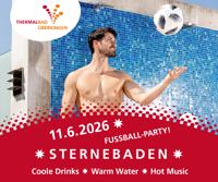 Sternebaden Fußballparty im ThermalBad Überkingen
