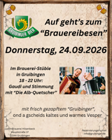 Brauereibesen Gruibinger Bier
