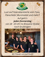 Lust auf Feierabendbierle vom Fass?