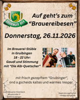Brauereibesen Gruibinger Bier
